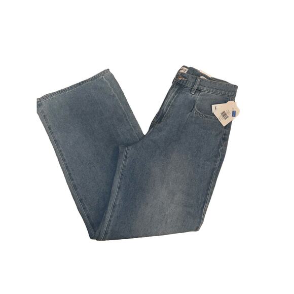Women's Wonderly High Rise Wide Leg Light Blue Denim Jeans- Size 10R NWT Belk - Picture 10 of 10